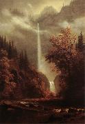 Albert Bierstadt Multnomah Falls oil painting on canvas